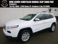 2017 Bright White Jeep Cherokee Latitude 4x4  photo #1