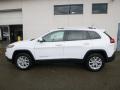 2017 Bright White Jeep Cherokee Latitude 4x4  photo #3