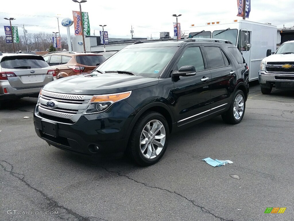 2014 Explorer XLT 4WD - Dark Side / Medium Light Stone photo #3