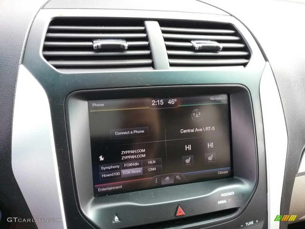 2014 Explorer XLT 4WD - Dark Side / Medium Light Stone photo #16