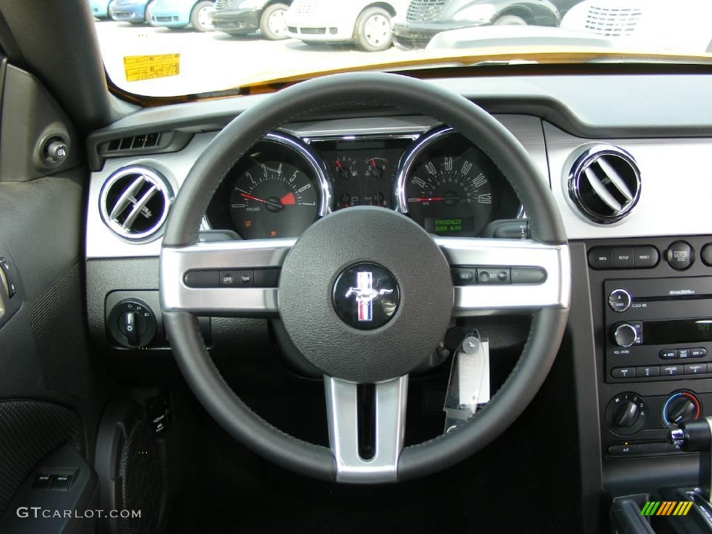 2008 Mustang V6 Premium Coupe - Grabber Orange / Dark Charcoal photo #16