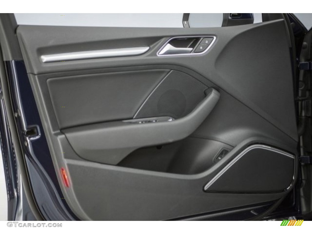 2017 Audi A3 2.0 Prestige quattro Black Door Panel Photo #119652389