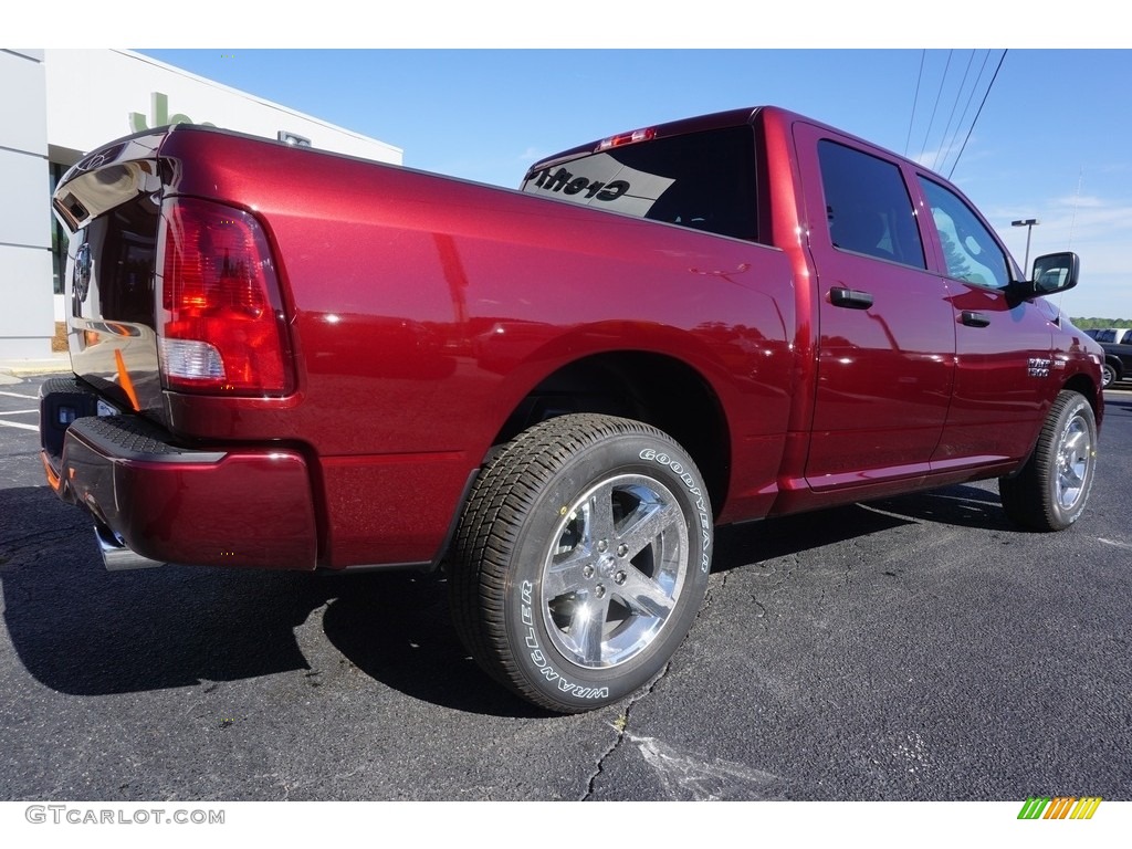 2017 1500 Express Crew Cab - Delmonico Red Pearl / Black/Diesel Gray photo #7