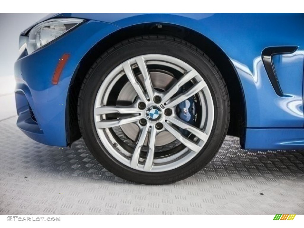 2014 4 Series 428i Coupe - Estoril Blue / Black photo #8