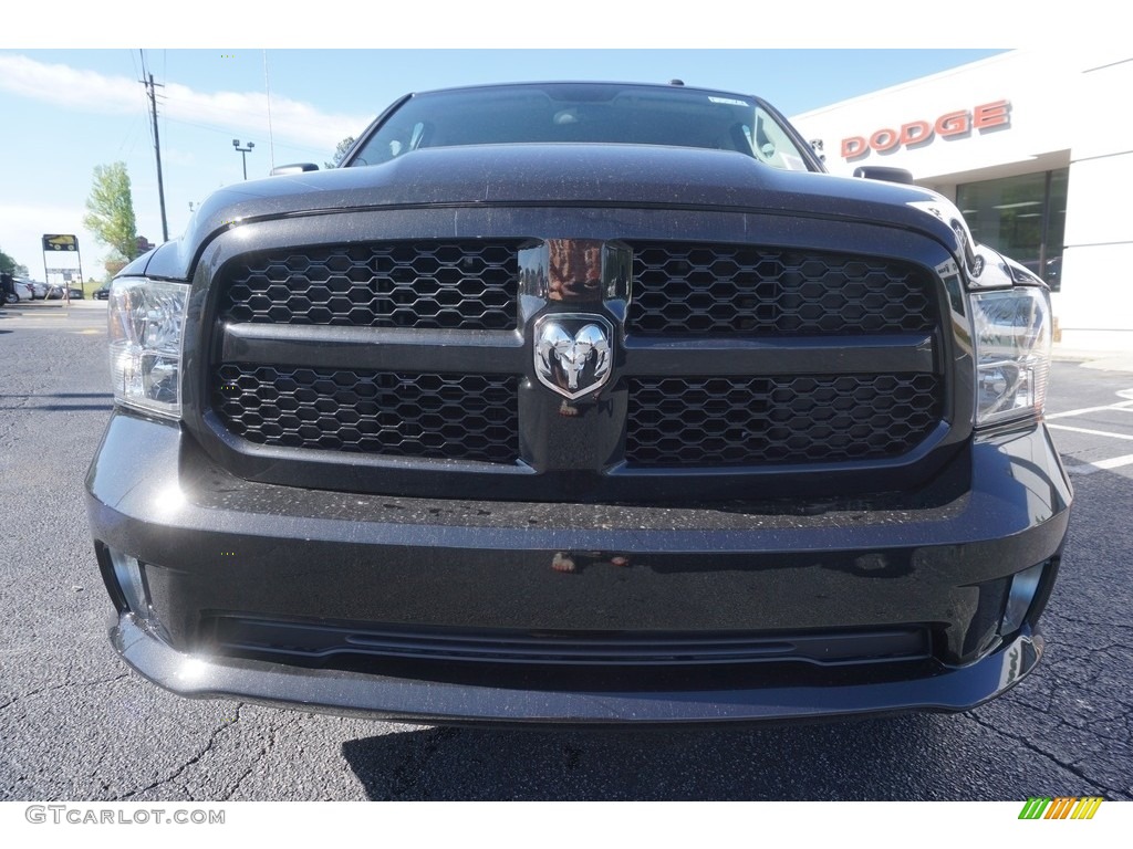 2017 1500 Express Crew Cab - Brilliant Black Crystal Pearl / Black/Diesel Gray photo #2