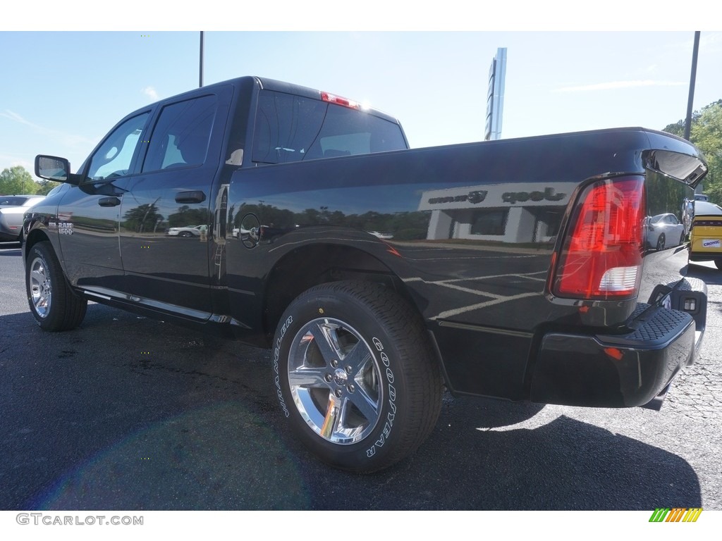 2017 1500 Express Crew Cab - Brilliant Black Crystal Pearl / Black/Diesel Gray photo #5