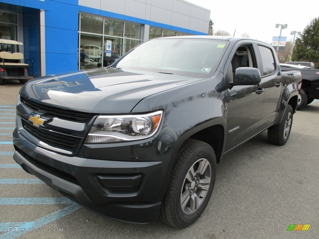 Cyber Gray Metallic 2017 Chevrolet Colorado WT Crew Cab 4x4 Exterior Photo #119654784