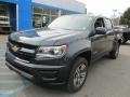 Cyber Gray Metallic 2017 Chevrolet Colorado WT Crew Cab 4x4 Exterior