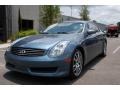 2006 Lakeshore Slate Blue Metallic Infiniti G 35 Coupe  photo #12