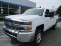 2017 Summit White Chevrolet Silverado 2500HD Work Truck Double Cab 4x4  photo #10