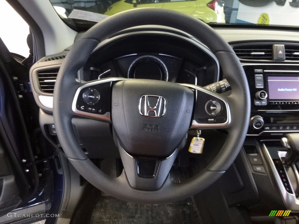 2017 CR-V LX AWD - Obsidian Blue Pearl / Gray photo #12