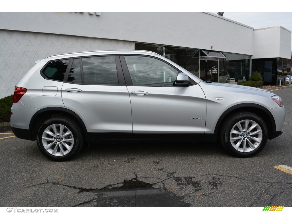 Glacier Silver Metallic 2017 BMW X3 xDrive28i Exterior Photo #119664250