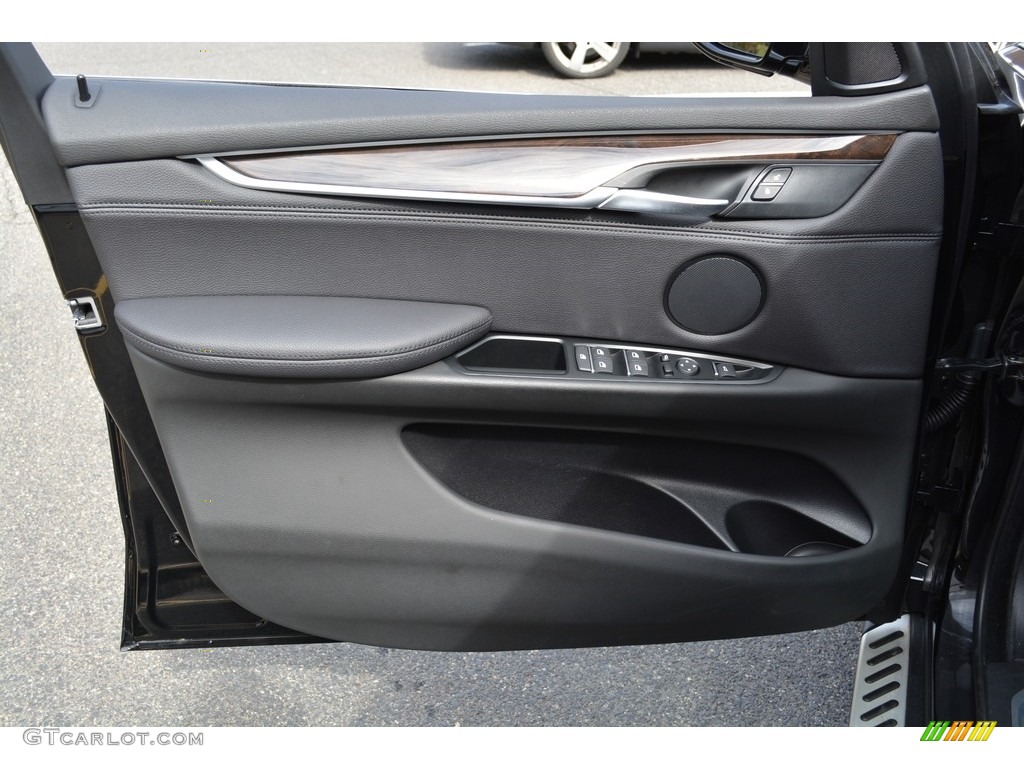 2017 BMW X5 xDrive35i Black Door Panel Photo #119665257