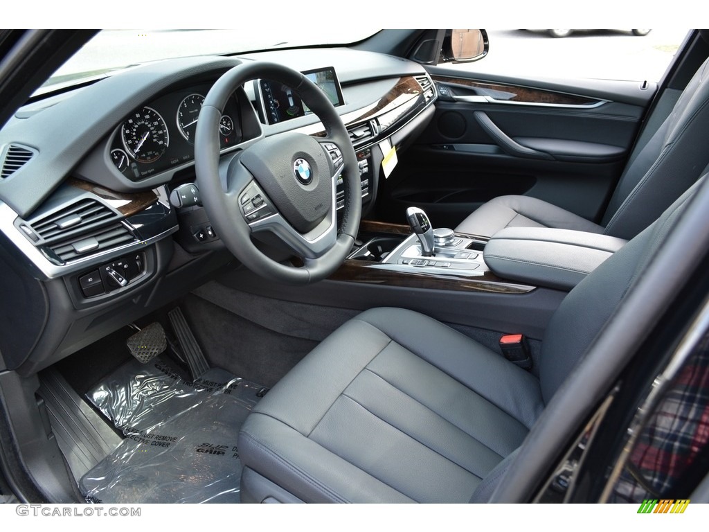 Black Interior 2017 BMW X5 xDrive35i Photo #119665308