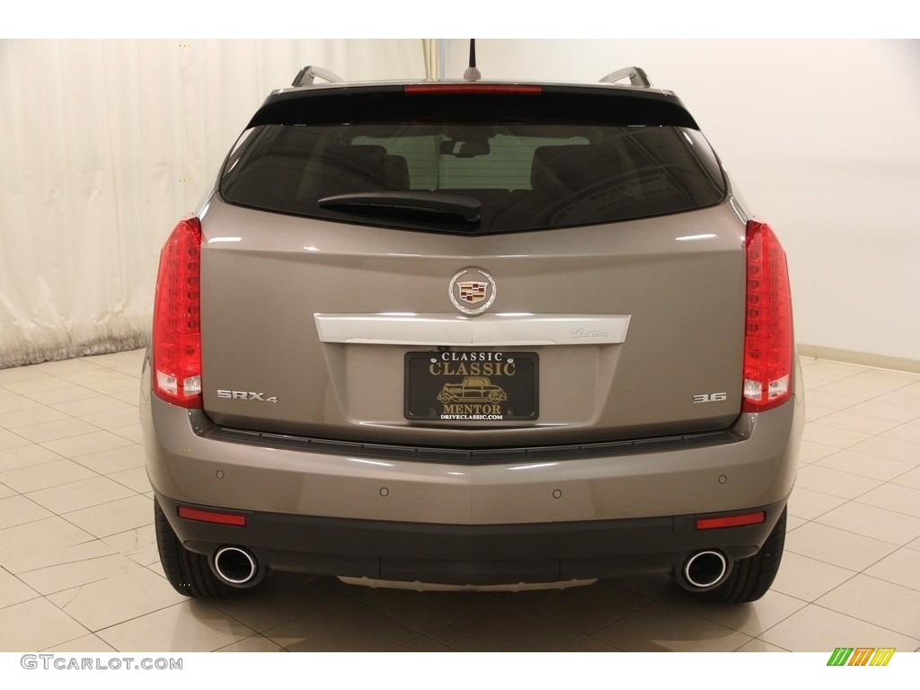 2012 SRX Luxury AWD - Mocha Steel Metallic / Shale/Brownstone photo #16