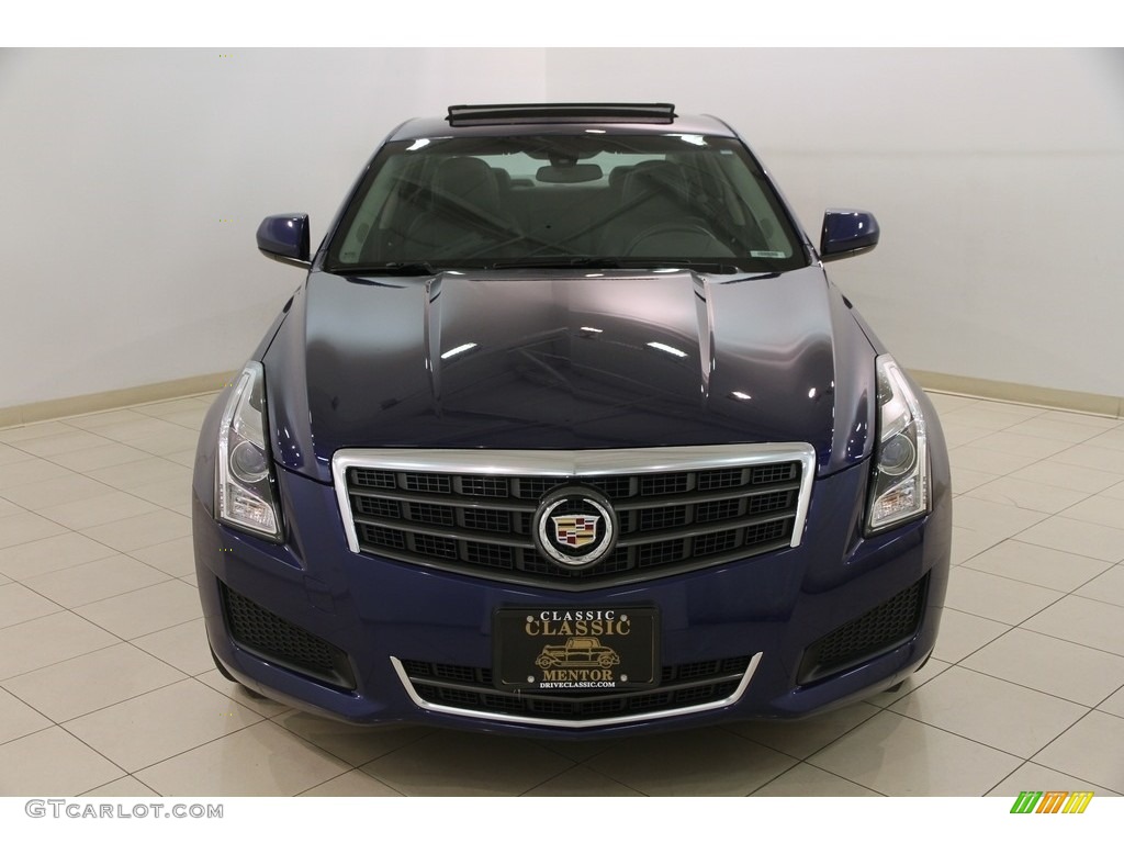 2014 ATS 2.0L Turbo AWD - Opulent Blue Metallic / Jet Black/Jet Black photo #2