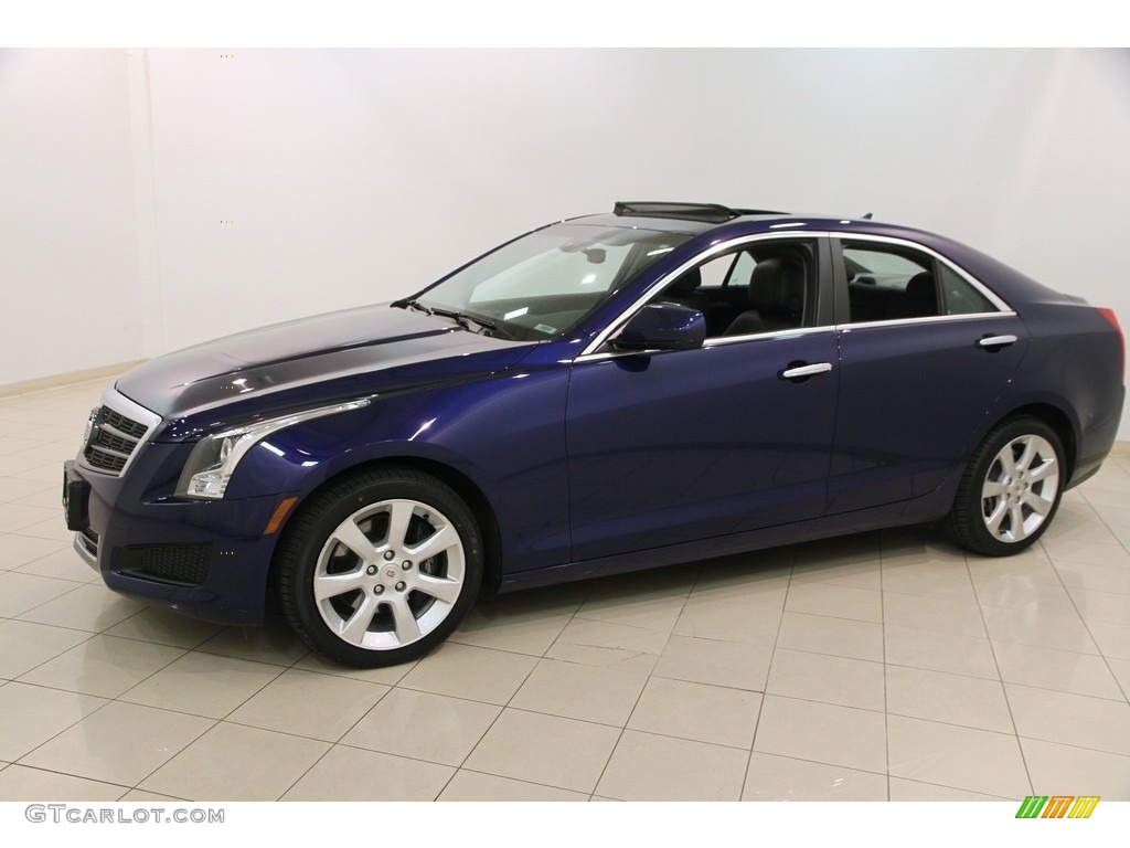 2014 ATS 2.0L Turbo AWD - Opulent Blue Metallic / Jet Black/Jet Black photo #3