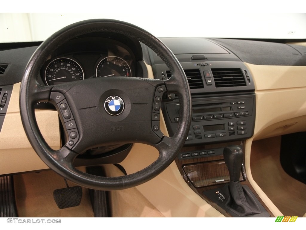 2005 X3 2.5i - Mystic Blue Metallic / Sand Beige photo #9
