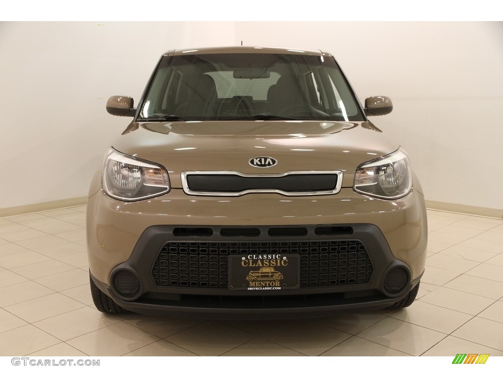 2014 Soul 1.6 - Latte Brown / Black Diamond Woven Cloth photo #2