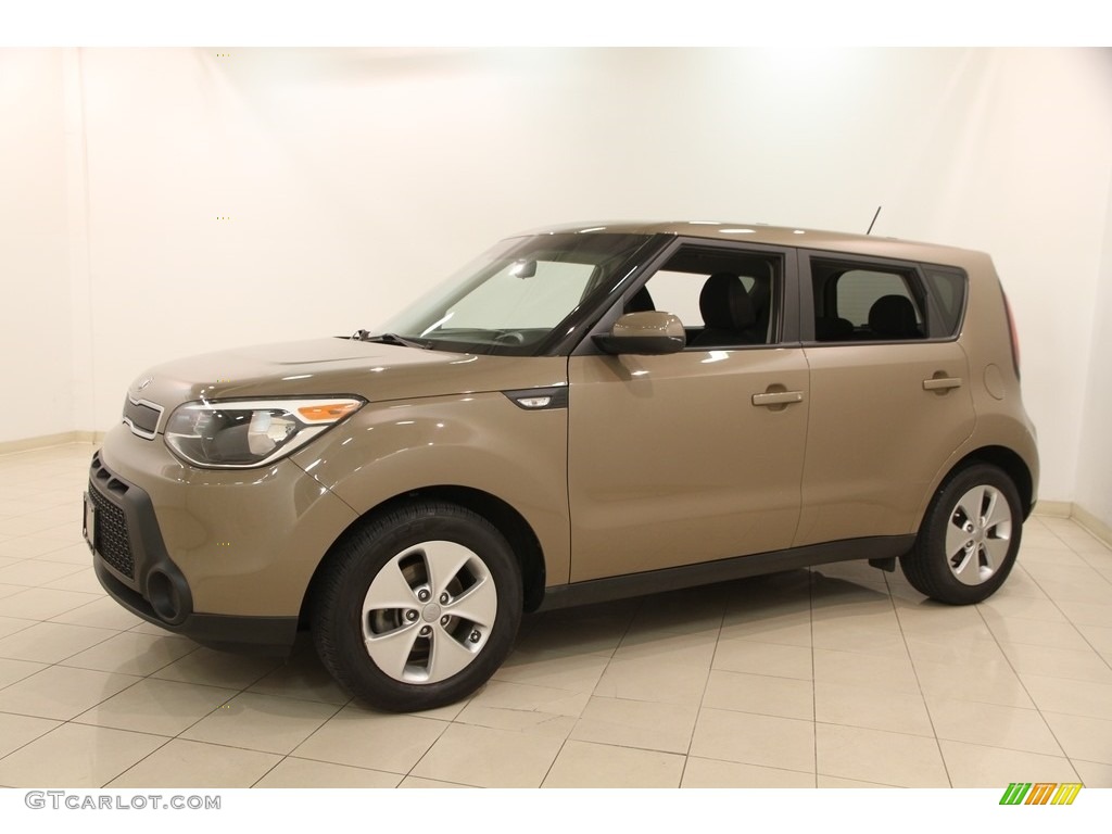 2014 Soul 1.6 - Latte Brown / Black Diamond Woven Cloth photo #3