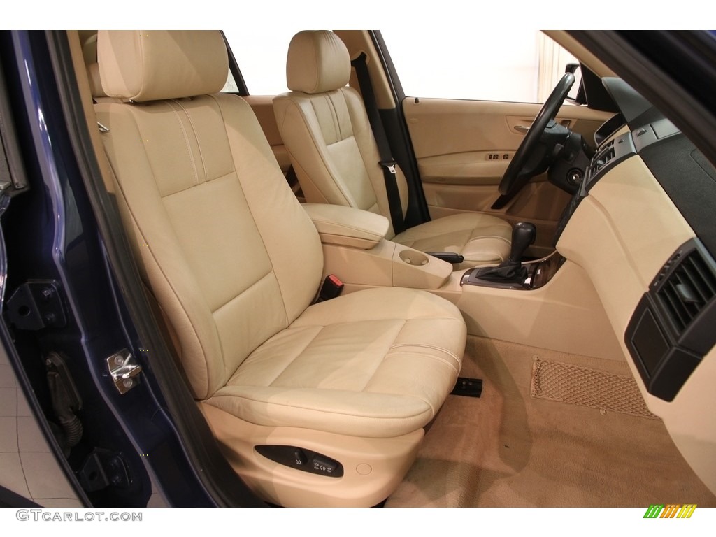 2005 X3 2.5i - Mystic Blue Metallic / Sand Beige photo #18