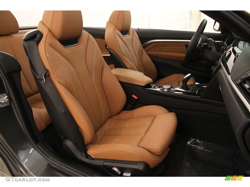 Saddle Brown Interior 2017 BMW 4 Series 430i xDrive Convertible Photo #119668986