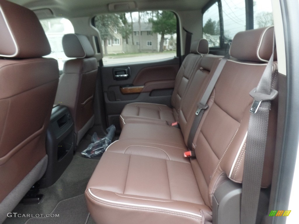 High Country Saddle Interior 2017 Chevrolet Silverado 3500HD High Country Crew Cab Dual Rear Wheel 4x4 Photo #119669973