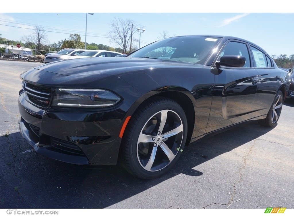 2017 Charger SE - Pitch-Black / Black photo #1