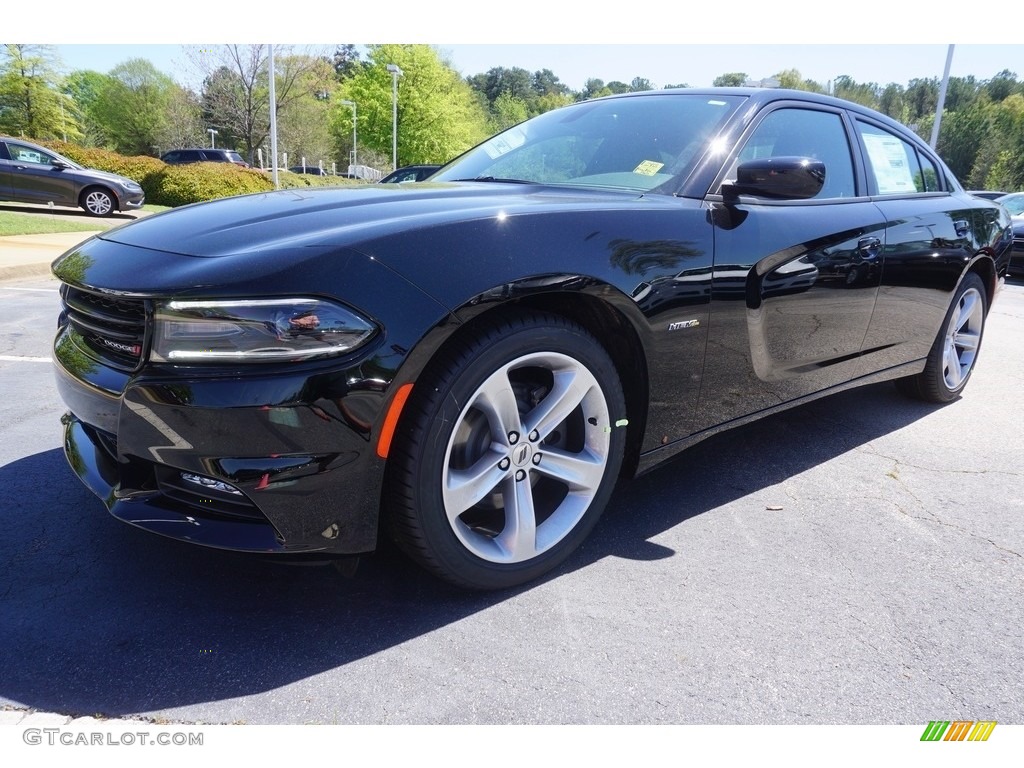 2017 Charger R/T - Pitch-Black / Black photo #1