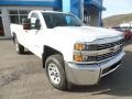 Summit White - Silverado 3500HD Work Truck Regular Cab 4x4 Photo No. 3