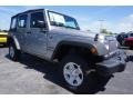2017 Billet Silver Metallic Jeep Wrangler Unlimited Sport 4x4  photo #4