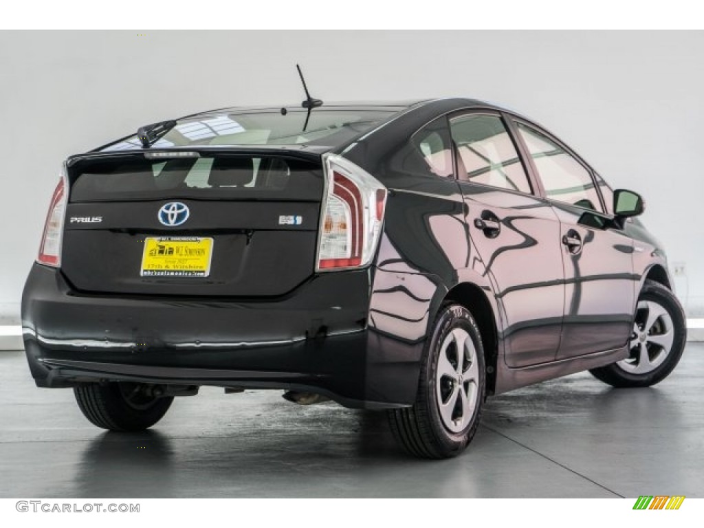 2013 Prius Three Hybrid - Black / Dark Gray photo #10