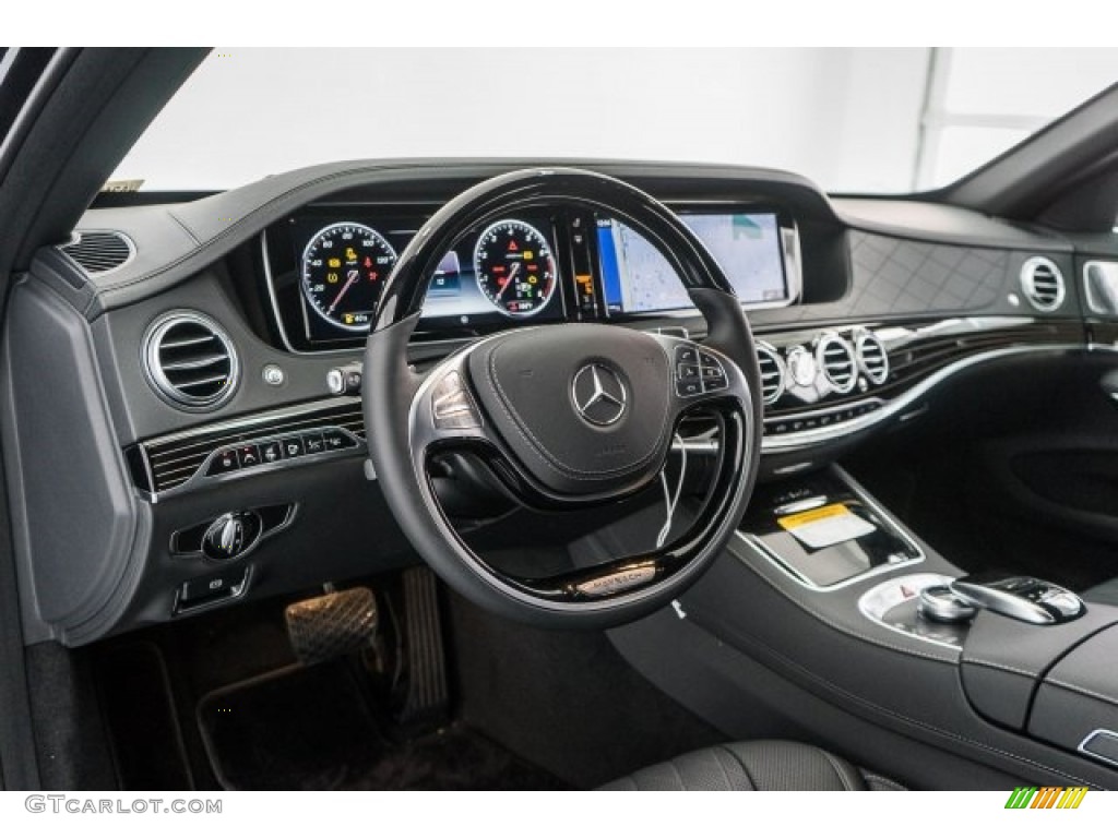 2017 Mercedes-Benz S Mercedes-Maybach S600 Sedan designo Black Dashboard Photo #119677458