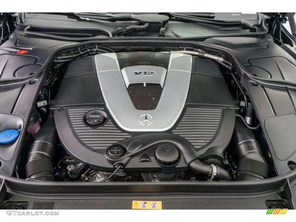 2017 Mercedes-Benz S Mercedes-Maybach S600 Sedan 6.0 Liter biturbo SOHC 36-Valve V12 Engine Photo #119677540