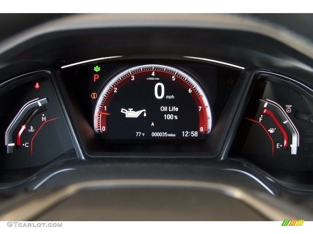 2017 Honda Civic Sport Touring Hatchback Gauges Photos