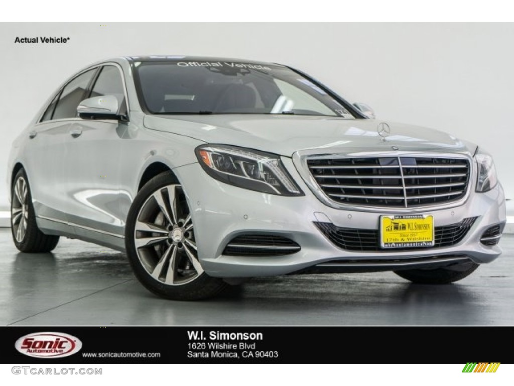 2016 S 550 Sedan - Iridium Silver Metallic / Black photo #1