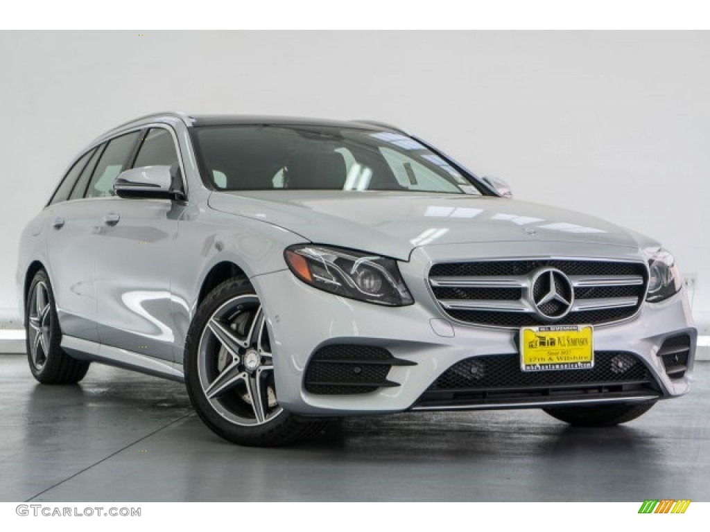 Iridium Silver Metallic 2017 Mercedes-Benz E 400 4Matic Wagon Exterior Photo #119678787