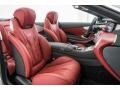 designo Bengal Red/Black 2017 Mercedes-Benz S 65 AMG Cabriolet Interior Color