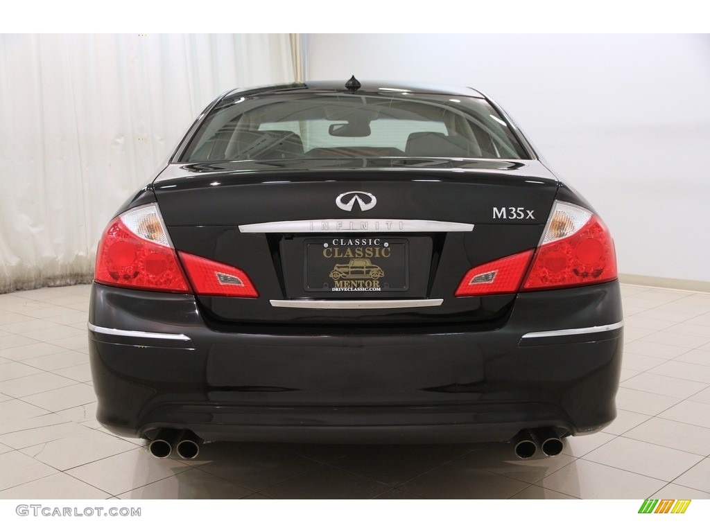 2008 M 35x AWD Sedan - Black Obsidian / Graphite photo #24