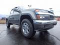 2011 Steel Green Metallic Chevrolet Colorado LT Crew Cab 4x4  photo #11