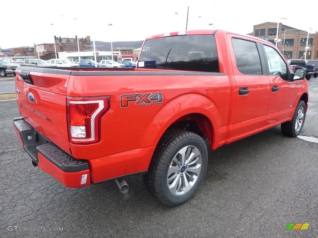 2017 F150 XL SuperCrew 4x4 - Race Red / Black photo #2