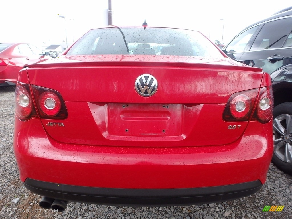 2010 Jetta Wolfsburg Edition Sedan - Salsa Red / Titan Black photo #3