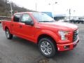 2017 Race Red Ford F150 XL SuperCrew 4x4  photo #8