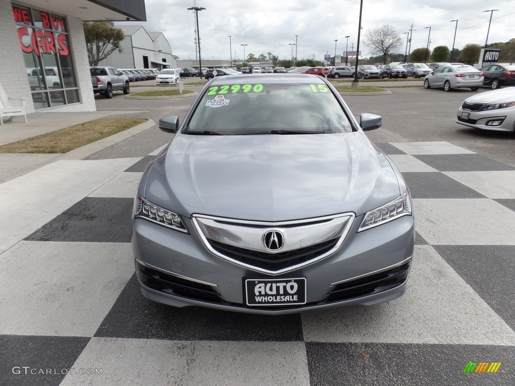 2015 TLX 2.4 - Slate Silver Metallic / Graystone photo #2