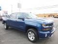 2017 Deep Ocean Blue Metallic Chevrolet Silverado 1500 LT Crew Cab 4x4  photo #1