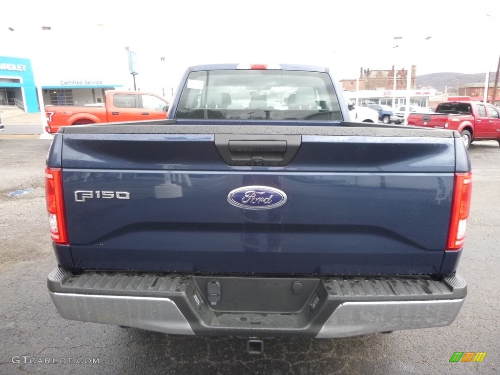 2017 F150 XL SuperCab 4x4 - Blue Jeans / Black photo #4