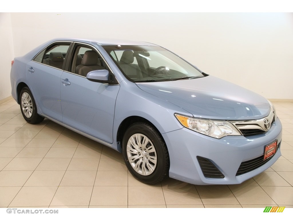 2014 Camry LE - Clearwater Blue Metallic / Ash photo #1