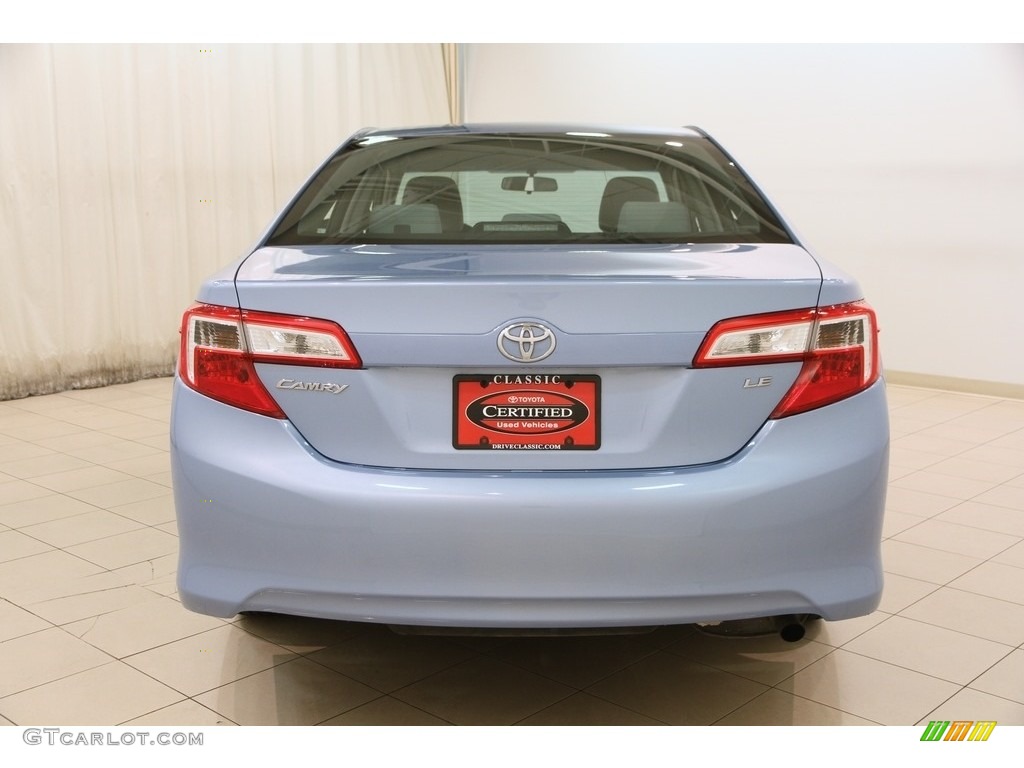 2014 Camry LE - Clearwater Blue Metallic / Ash photo #16