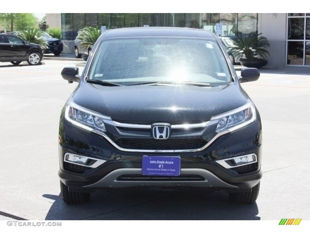 2015 CR-V EX - Crystal Black Pearl / Black photo #2