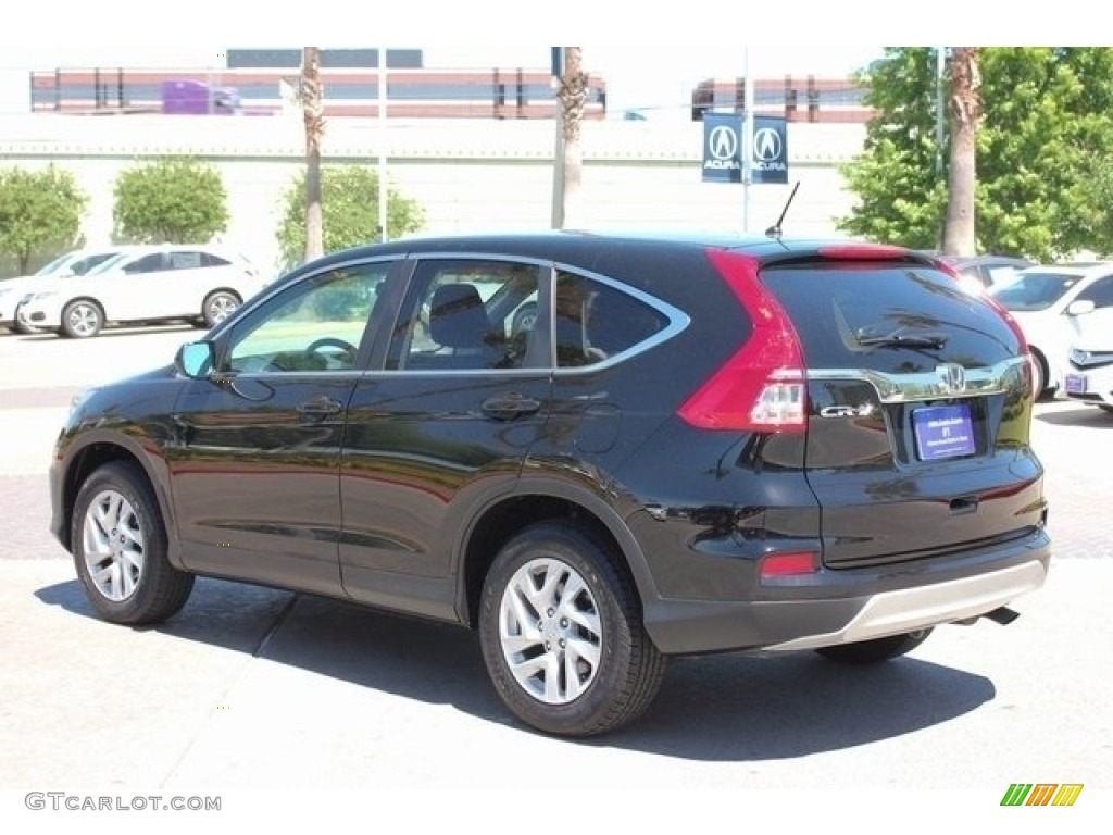 2015 CR-V EX - Crystal Black Pearl / Black photo #5